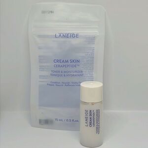$8🌟 Laneige Cream Skin Toner & Moisturizer with Ceramides and Peptides